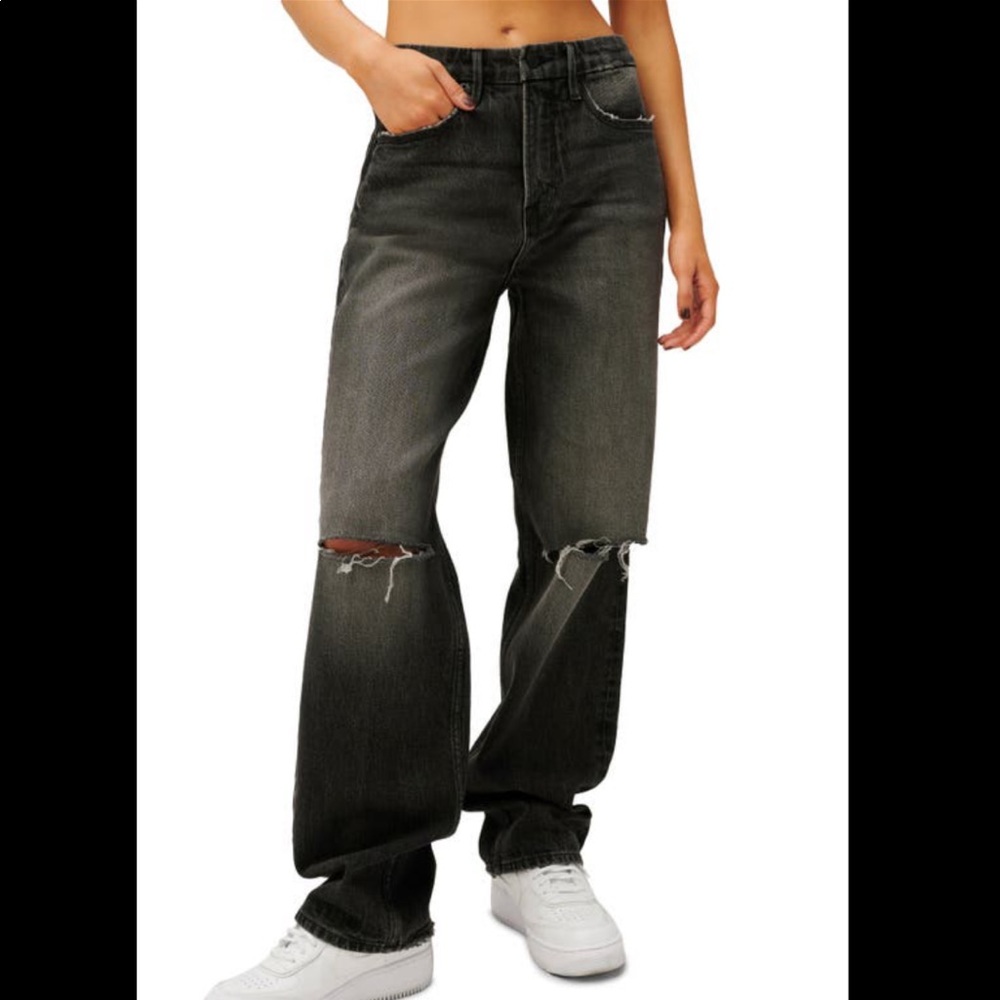 Good American distressed jeans 90s - Picture 2 of 8